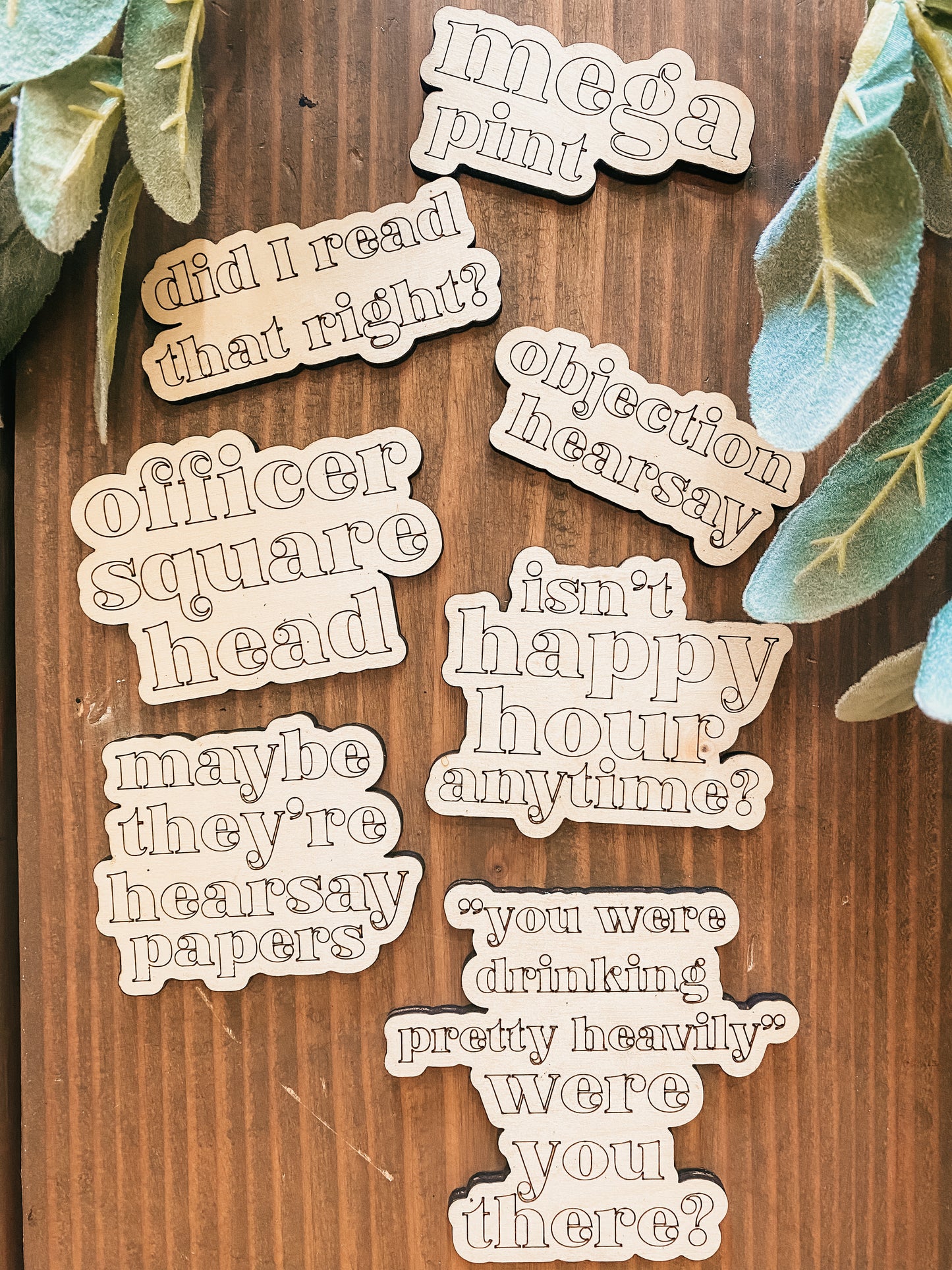 7 pack of Johnny Depp magnets