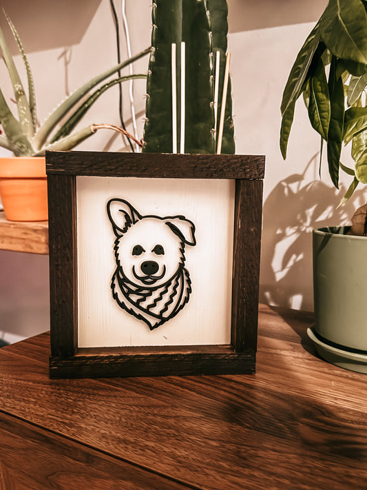Custom pet portrait