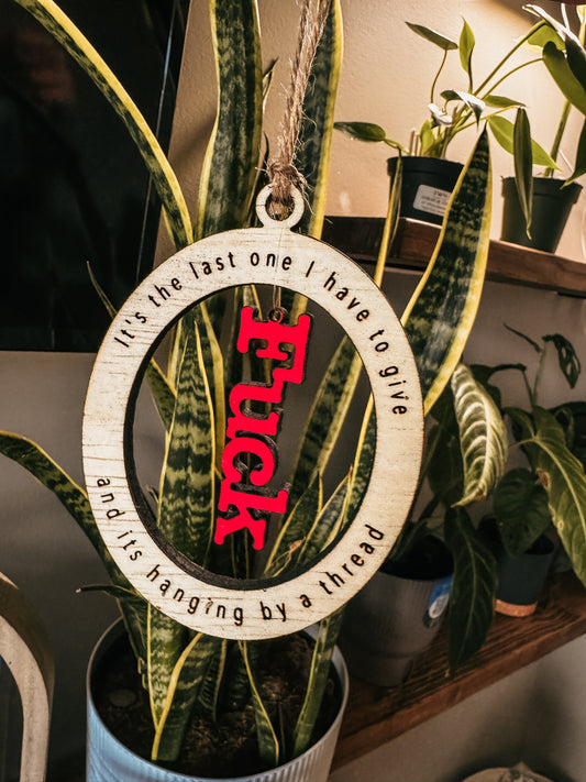 Last F To Give Ornament