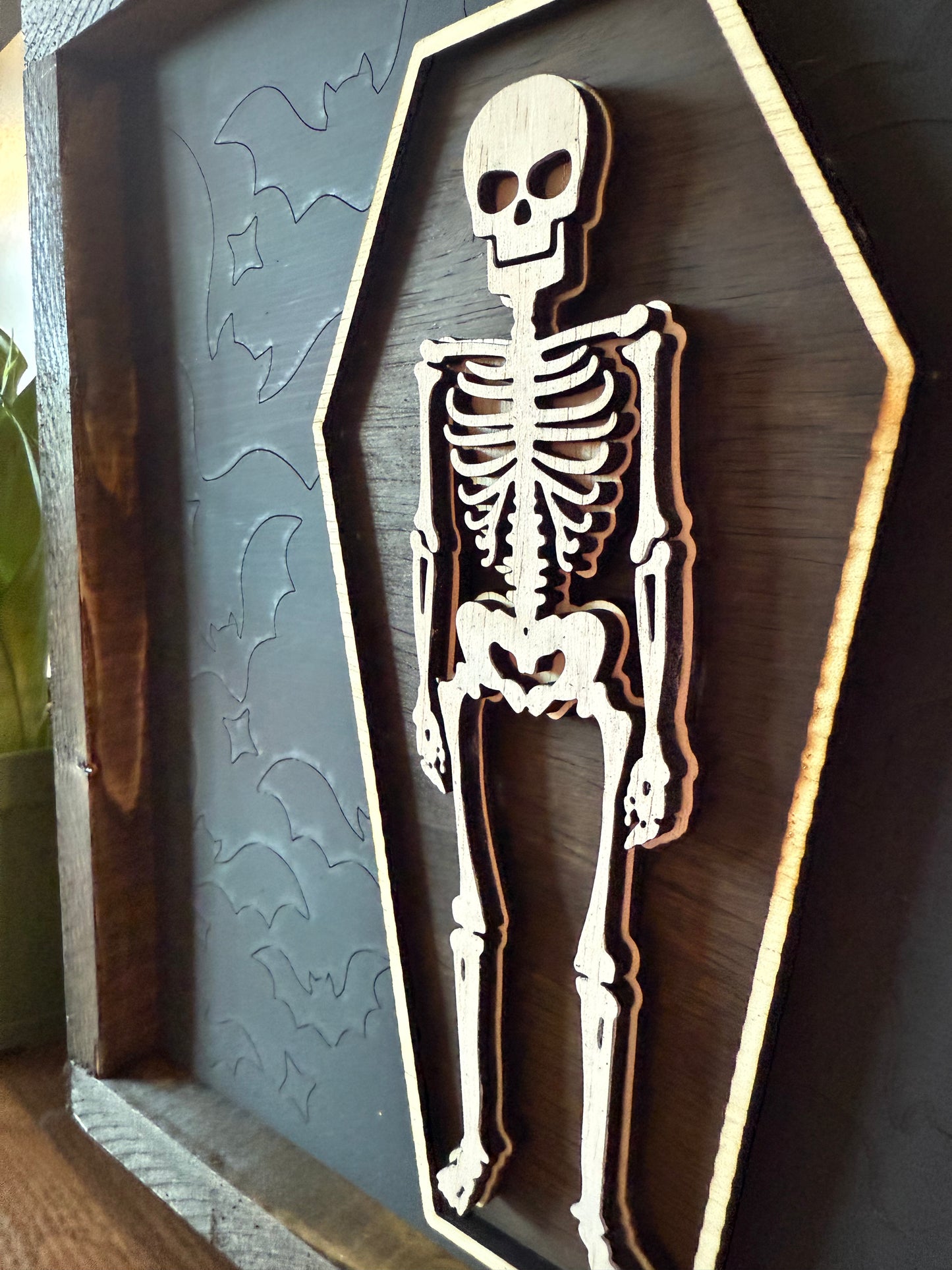 Skeleton in Coffin