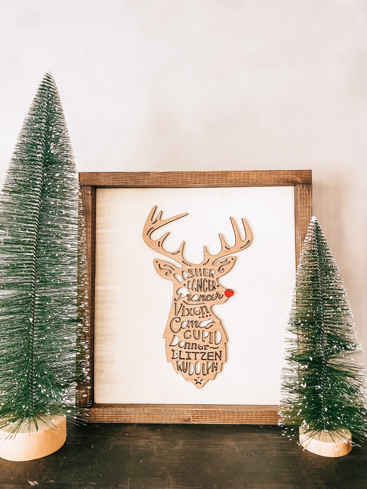 Reindeer Names Deer Head